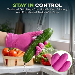 Gants en nitrile jetables de qualité alimentaire pour le nettoyage de la cuisine et la manipulation des aliments - Product Image 5