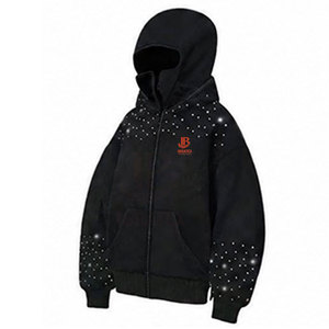 Cagoules à strass pour hommes, service OEM, meilleures ventes, prix de gros abordable, 100% coton, basiques - Product Image 2