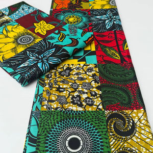 Tela Ankara de Alta Calidad con Estampado Africano Personalizado de Maputo, 100% Algodón, para Ropa, Vestidos, Bolsos, Manualidades, OEM Confiable - Product Image 1