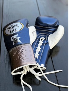 Customized Canelo No Boxing No Life Real Cowhide Leather MMA Training Boxing <b>Gloves</b> Lace-Up Wrist Support Lightweight Breathable - Product Image 2