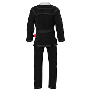 Kimono de BJJ noir pour homme, coupe classique, vêtements d'arts martiaux, taille adulte, style pantalon - Product Image 3