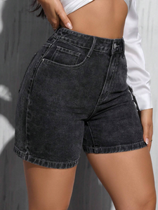 Shorts en jean 0EM 2025 – Jean court baggy de qualité supérieure pour homme avec poches cargo – Prix bas, fabriqué en usine - Product Image 4