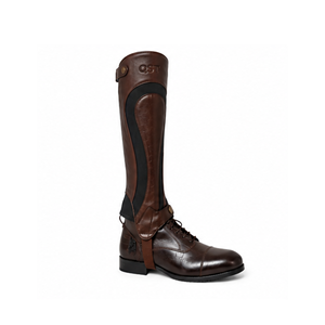 Premium Leather Half <b>Chaps</b> Horse <b>Riding</b> Leg Guards Equestrian <b>Riding</b> <b>Chaps</b> Unisex Training Equipment - Product Image 4