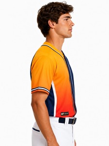 Maillots de baseball tendance à prix abordable, de qualité supérieure, séchage rapide, unisexe, col en V, personnalisables - Product Image 4