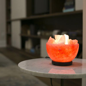 Lámpara de Sal del Himalaya de Alta Calidad con USB, Material Orgánico, Cable con Regulador de Intensidad, Venta al por Mayor, Lámparas de Sal de Pakistán, Artesanía Natural Orgánica - Product Image 2