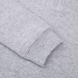 Sudadera de lujo de invierno ecológica con media cremallera y cuello alto, personalizable con logo, de tejido grueso, OEM - Product Image 6