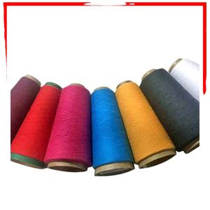 Fil à tisser robuste, durable, doux et écoresponsable en fil filé NE 18s/2 recyclé, anti-boulochage, absorbant l'humidité, anti-bactérien, couleurs foncées - Product Image 2