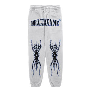 Conjunto de Sudadera con Capucha y Pantalones Jogger de Forro Polar Oversize Vintage para Hombre, Estilo Urbano Desgastado, Chándal con Logotipo Personalizado, Gorro y Atuendo de Invierno - Product Image 3