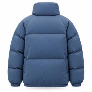 LUXE ATTIRE INDUSTRY Men's <b>Waterproof</b> <b>Hooded</b> Winter <b>Puffer</b> <b>Jacket</b> <b>with</b> Stand Collar Front Logo Polyester Lining Filling 2024 - Product Image 2