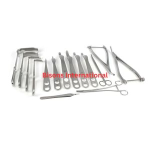 Sistema de Instrumentos Ortopédicos Manuales de Acero Inoxidable PAO de BISONS Wholesale |   Conjunto de Instrumentos Quirúrgicos para Osteotomía Periacetabular - Product Image 4