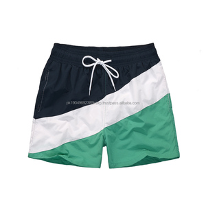 Pantalones cortos de playa para hombre con diseño personalizado a la moda, pantalones cortos de baño con tablero de impresión por sublimación - Product Image 2