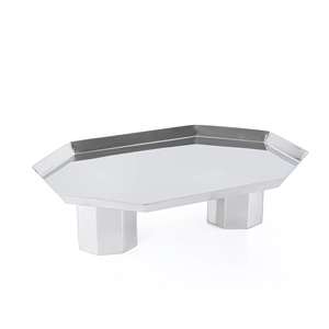 Support à pâtisserie décoratif en acier inoxydable, best-seller, pour une présentation de desserts saisissante et attrayante. - Product Image 1