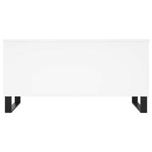 Tavolino da caffè medio bianco in legno ingegnerizzato e metallo - Product Image 6