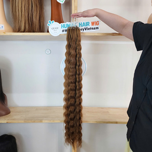 Extensions de cheveux au crochet, ondulations profondes, couleur naturelle, cheveux vietnamiens super bruts, extensions de cheveux pour la vente en gros - Product Image 3