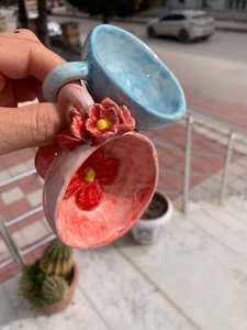 แก้วกาแฟเอสเพรสโซเซรามิกทำมือพิมพ์ลายตามสั่ง ดีไซน์ทันสมัย ขายดี ตกแต่งบ้าน ใช้ซ้ำได้ ออกแบบเองโดย UO INDIA - Product Image 4