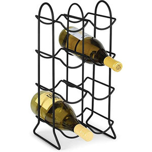 Organizador de utensilios de metal galvanizado de 3 compartimentos con asa de madera, estante para condimentos y vino, y almacenamiento de escritorio. - Product Image 2