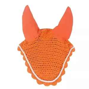 Voile anti-mouches pour cheval de qualité supérieure, bonnet d'oreille en crochet personnalisé pour l'équitation - Product Image 4