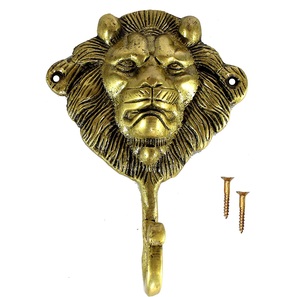 Gancho de latón de la mejor calidad, organizador de pared, gancho de pared con forma de león, gran oferta, precio superior - Product Image 1