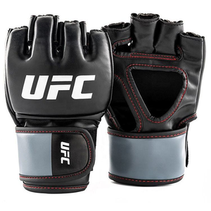 Guantes de MMA de Cuero PU Hechos a Medida, Guantes de Boxeo y Grappling UFC de Medio Dedo, Guantes de Lucha Profesionales con Cierre de Gancho y Bucle, Unisex, de Fábrica - Product Image 1