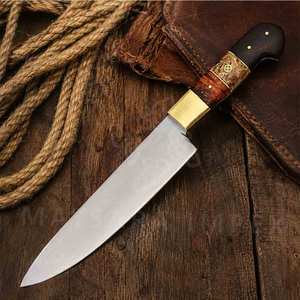 Handmade D2 Steel Super Sharp Chef Knife Custom Logo High Quality New Design <b>Kitchen</b> Knife Lightweight Gift for Him or Her - Product Image 1