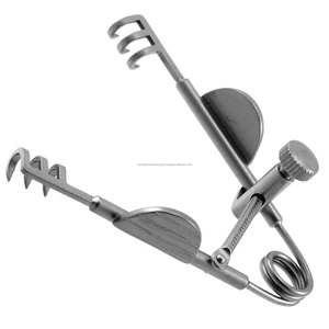 Retractor de saco lacrimal, juego de instrumentos quirúrgicos oftálmicos para ojos, 3x3 puntas, ajustable, autoajustable, de acero inoxidable, para cirugía DCR - Product Image 1