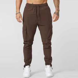 Pantalones Deportivos GENERSA para Hombre, Transpirables, Ligeros, de Lona Arrugada, 100% Algodón, Cintura Elástica, Bolsillos, Estilo Urbano - Product Image 4