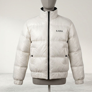 Blouson bomber streetwear personnalisé avec logo, léger, pour homme, hiver, doudoune matelassée - Product Image 4