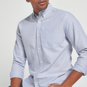 Camisa Casual de Manga Larga a Cuadros para Hombre, 100% Algodón, Cuello Camisero, Antiarrugas, para Otoño - Product Image 6