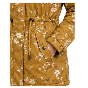 Parka Larga Elegante con Capucha para Mujer, con Interior de Felpa Suave, Exterior Impermeable y Diseño Moderno - Product Image 5