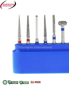 Surtechs FG Diamond Burs FG101 Kit de préparation de couronnes pour dents antérieures 10 pièces Instrument dentaire - Product Image 2