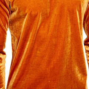 เสื้อยืดกำมะหยี่แขนยาวสำหรับผู้ชายเสื้อยืดคอกลมแขนยาวผ้ากำมะหยี่สไตล์สตรีทเสื้อยืดสำหรับผู้ชาย - Product Image 5
