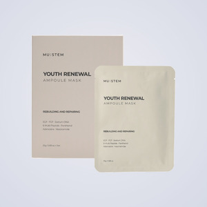 Masques pour le visage coréens K-Beauty Myuseutem Youth Renewal Ampoule Mask 25g x 5 feuilles Fabriqués en Corée Niacinamide - Product Image 6