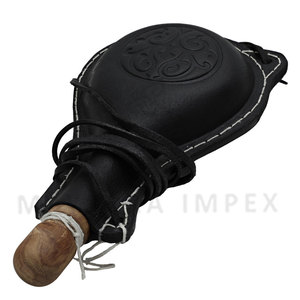 Botella de Agua de Cuero Personalizada para Caza, Cantimplora Portátil con Correa para Hombro, Venta al por Mayor para Viajes y Camping - Product Image 3