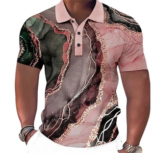 Camiseta Polo para Hombre con Estampado Colorido, Camisa Moderna, Ropa Masculina, Informal, de Manga Corta, Talla Grande - Product Image 5