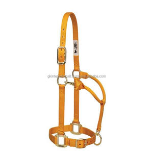 Chevaux Offres Spéciales Équipement de menton à la mode et réglable Entraînement d'équitation Collier de tête de licou de cheval en nylon - Product Image 1