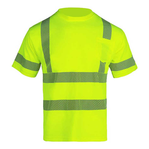 Camiseta reflectante de seguridad de alta visibilidad del mejor fabricante, ropa de trabajo reflectante para carretera, camisa de seguridad reflectante para hombre - Product Image 5