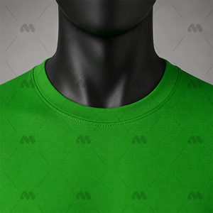เสื้อยืดคอกลมแขนสั้นผ้าเจอร์ซีย์ระบายอากาศแห้งเร็วสไตล์สปอร์ตพร้อมโลโก้ด้านหน้าสำหรับผู้ชาย - Product Image 5