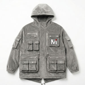Veste bomber tactique de streetwear pour homme, camouflage, multi-poches, mode MALUZA INDUSTRIES - Product Image 1