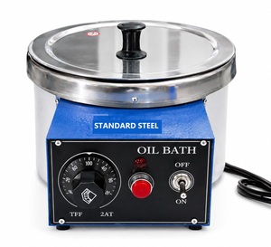 Bain-marie de laboratoire 5L avec agitateur, bain chauffant thermostaté haute température en acier inoxydable 50-250°C ° C - Product Image 2