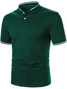 Chemises polo pour hommes, chemises polo de haute qualité pour hommes, t-shirt polo en coton, motif uni, manches courtes, qualité de marque - Product Image 5