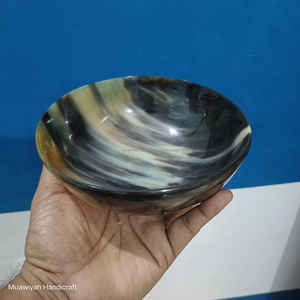 New Design OX Horn Bowl Indian Natural Ox Horn Bowls - Product Image 4