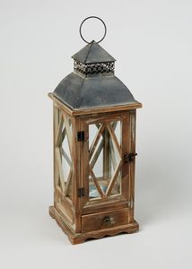 Farol de Vela Personalizable Moderno de Madera y Metal Hecho a Mano, Ecológico y de Calidad Única, Diseño Admirable para Decoración de Interiores del Hogar - Product Image 5