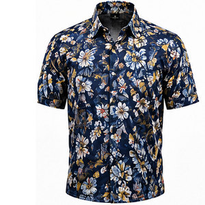เสื้อมีสไตล์สำหรับผู้ชายเสื้อพิมพ์ลายใส่ได้ทุกวันพร้อมวัสดุพรีเมี่ยมและเสื้อเชิ้ตพิมพ์ลายทันสมัยหรูหรา - Product Image 1