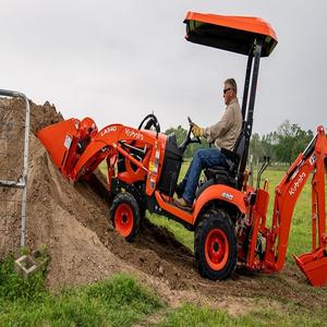 Tractor agrícola diésel de servicio pesado de 21 HP con sistema de tracción 4x4, compatible con cargador, retroexcavadora, segadora y bomba, y de gran robustez. - Product Image 4