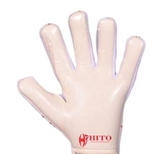 Gants de gardien de but professionnels personnalisés, contact en latex sur la paume avant, contact en latex sur le dos de la main, enveloppe de pouce en silicone injecté, languette en caoutchouc - Product Image 4