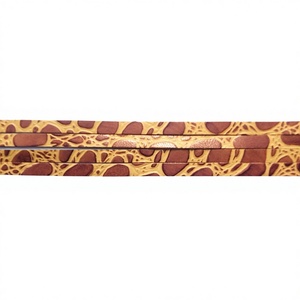 Cordones Planos de Cuero de 10 mm con Acabado Reptil, Versátiles para Zapatos, Bolsos, Prendas de Vestir y Textiles para el Hogar - Product Image 2