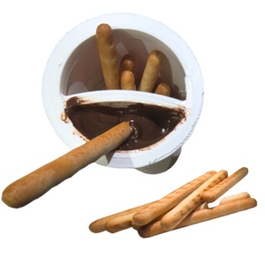 Vente en gros de biscuits longs pour enfants, texture croustillante, 35 g, goût sucré, sauce au chocolat, biscuits en forme de doigt, barres de chocolat - Product Image 2