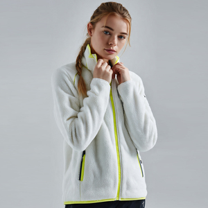 เสื้อแจ็คเก็ตขนแกะสำหรับผู้หญิงสำหรับฤดูหนาว เดินป่า กีฬากลางแจ้ง เสื้อแจ็คเก็ตขนแกะคอตั้งสำหรับผู้หญิง เสื้อแจ็คเก็ตขนแกะขนสัตว์ - Product Image 1