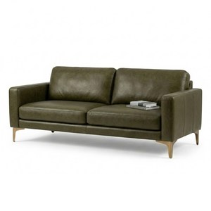 Sofá de 2 Plazas de Alta Gama, Estilo Moderno de Mediados de Siglo, Minimalista, Elegante, Acogedor, para Sala de Estar Pequeña, Cómodo - Product Image 1