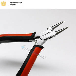 Pince à bec rond de haute qualité en gros, à pointe fine, avec poignée ergonomique et double ressort, outil de fabrication de bijoux pour la création de boucles - Product Image 2